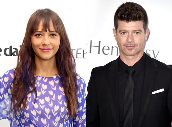 Rashida Jones, Robin Thicke Rashida Jones, Robin Thicke